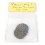 CRUSADER COINS - Three silver coins of PHILIP II of FRANCE 1180-1223 with lovely detail, each