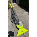 HANDY!An electric garden vac with large vac bag for all those pesky leaves