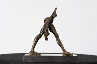 A wonderful modern art sculpture cast from bronze