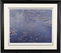 This limited edition print titled "Nympheas, 1906" by CLAUDE MONET has been limited to only 95