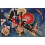 This WASSILY KANDINSKY limited edition titled "In Blue, 1925" was published as a numbered edition