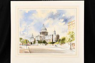 An original watercolour by the English artist JOHN CHISNALL