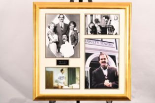 An original framed memorabilia presentation of FAWLTY TOWERS incorporating a signed photograph