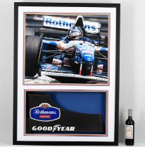 This original Williams FW17 front wing has been wonderfully framed making a stunning presentation