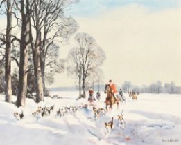 A rare DONALD GRANT MBE (1930-2001) limited edition titled "On a Winter's Morn" Signed by Donald