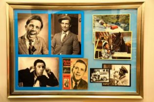 A unique framed memorabilia presentation of NORMAN WISDOM