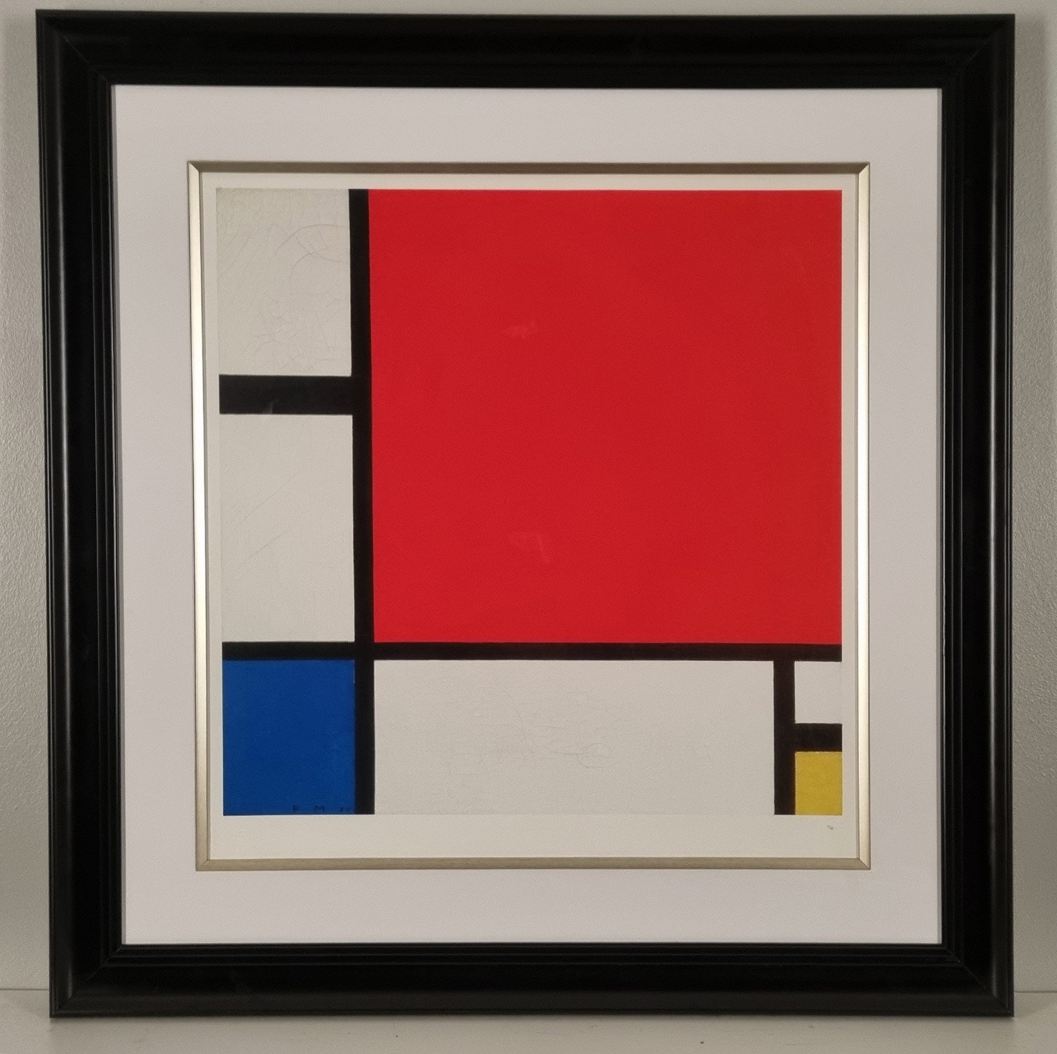 A limited edition print by PIET MONDRIAN (1872-1944) titled "Composition II in red, blue and