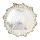 An Edward VII silver salver,