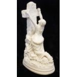 Robinson & Leadbeater Parian figure 'Rock of Ages'