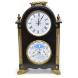 19th Century French ebonised mantel clock