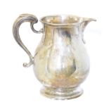 A George V silver jug,