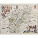 Blaeu, Joan. Map of Gloucestershire.