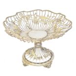 An Edward VII silver tazza,