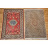 Two modern Persian rugs