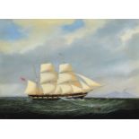 Maritime School (20th century) An English barque in coastal waters