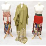 Two Chinese Ribbon Skirts and a Robe