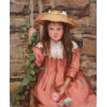 Dorothy Weston (British 19th/20th century) "The Girl in the Pink Dress"