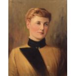 Edmund Dyer (British 19th/20th century) Posthumous portraits of Marcia Ellen Cissie (1866-1937) and