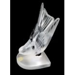 Lalique Swallow Bookend
