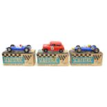 Three boxed Triang Scalextric Cars