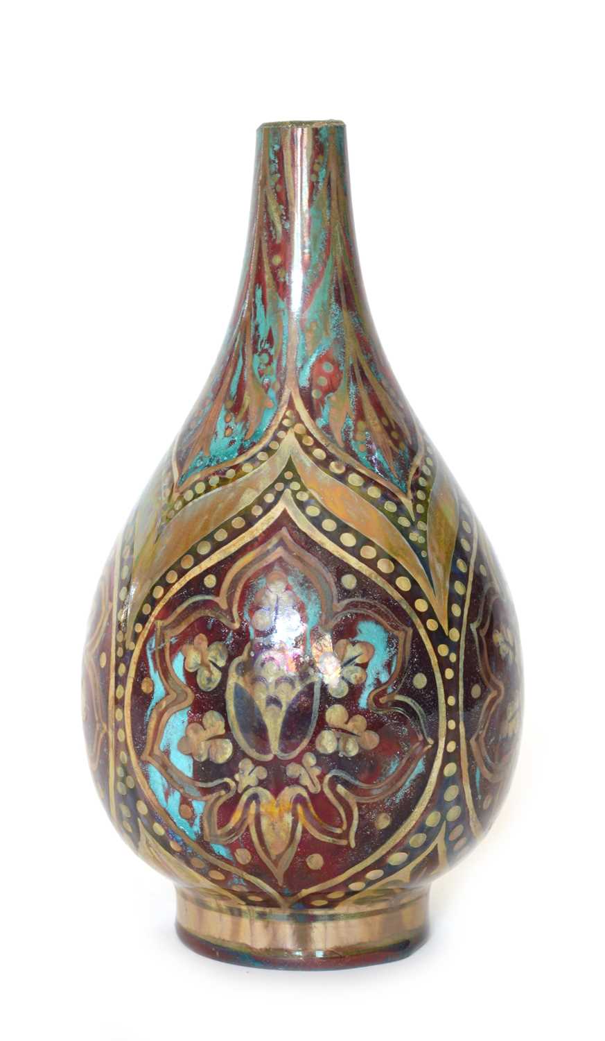 Pilkington's Royal Lancastrian lustre onion-shaped vase