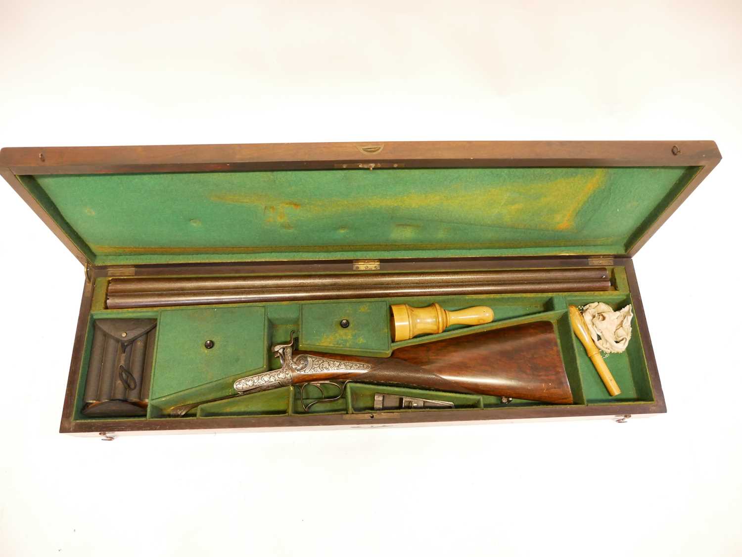 Drouin 16 bore pin fire shotgun - Image 2 of 23