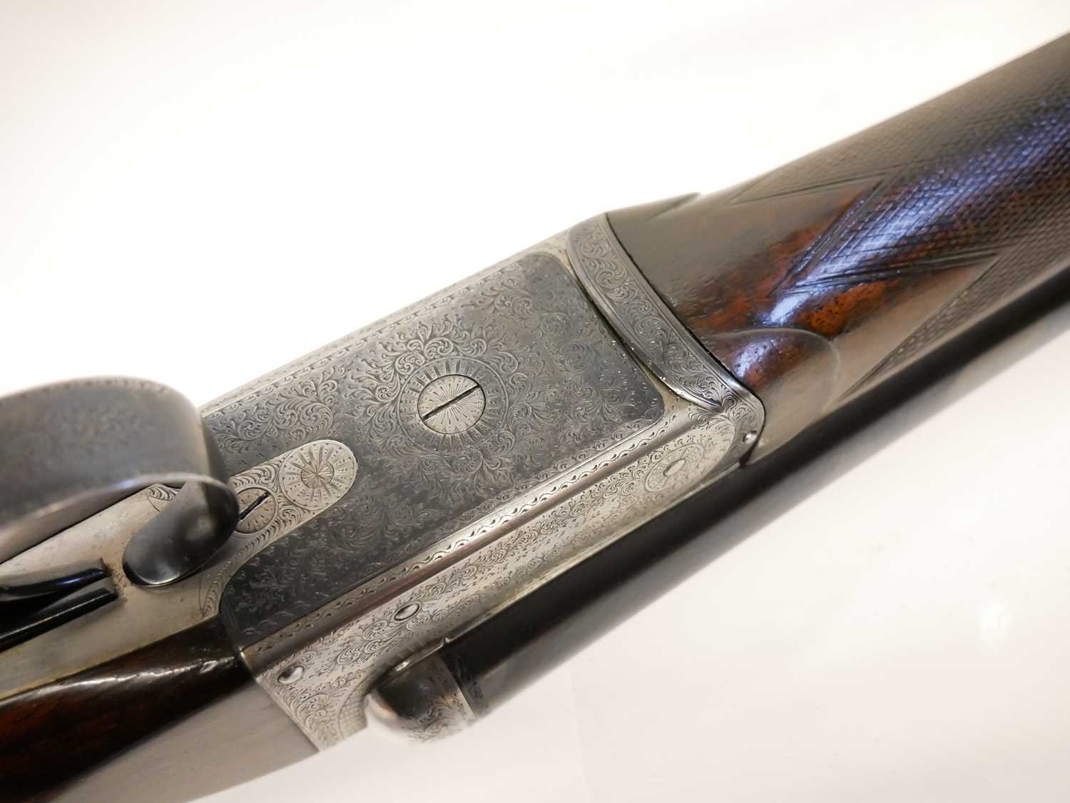 William Evans 12 bore side by side shotgun LICENCE REQUIRED - Image 8 of 14