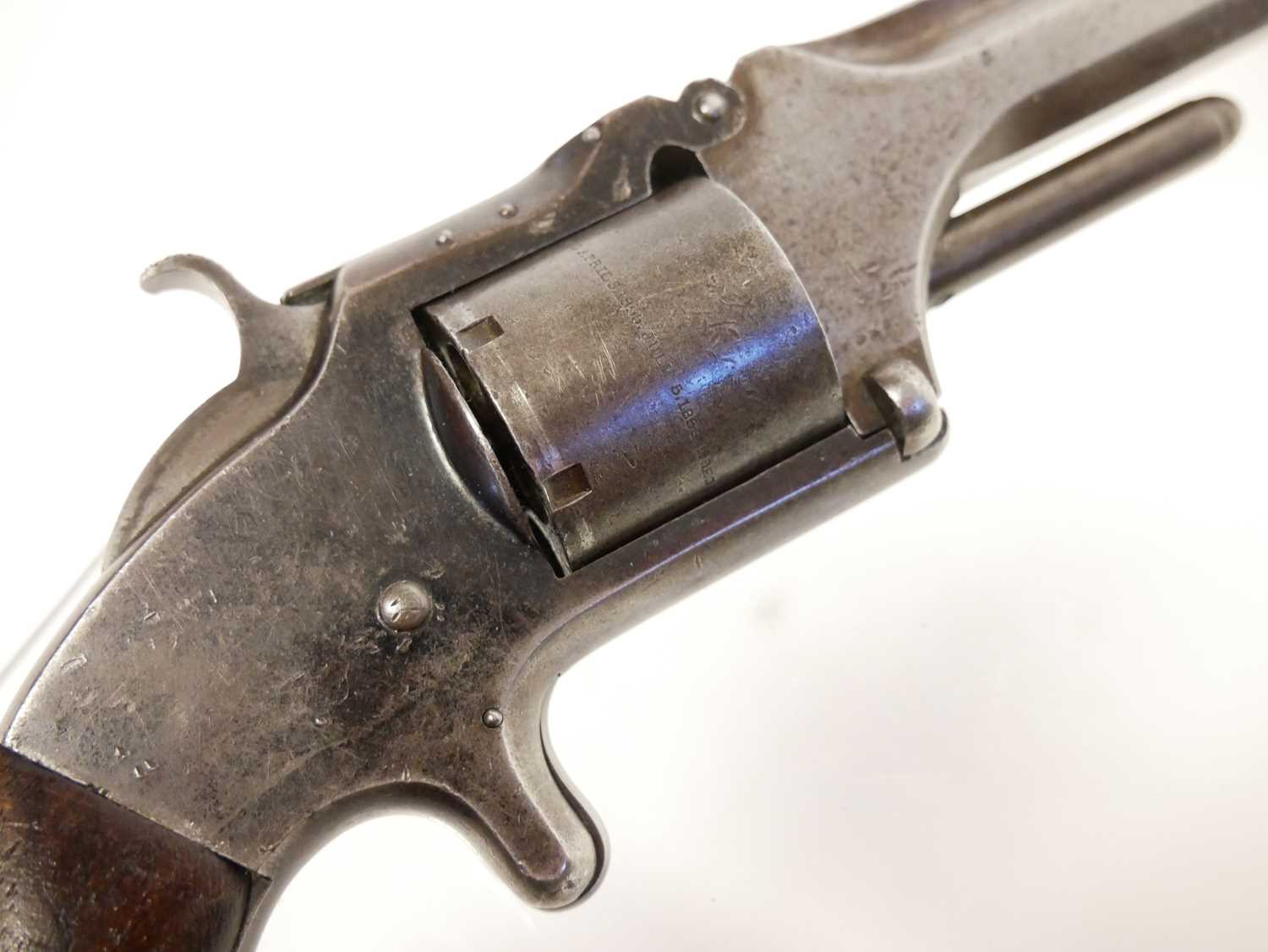 Smith and Wesson .32 rimfire No.2 Army revolver, - Image 3 of 10