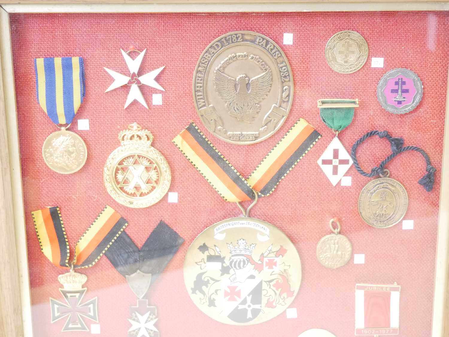 Framed photograph & WWI medals awarded to H.H. Liddell-Granger - Image 7 of 9