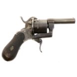 Pinfire pocket revolver