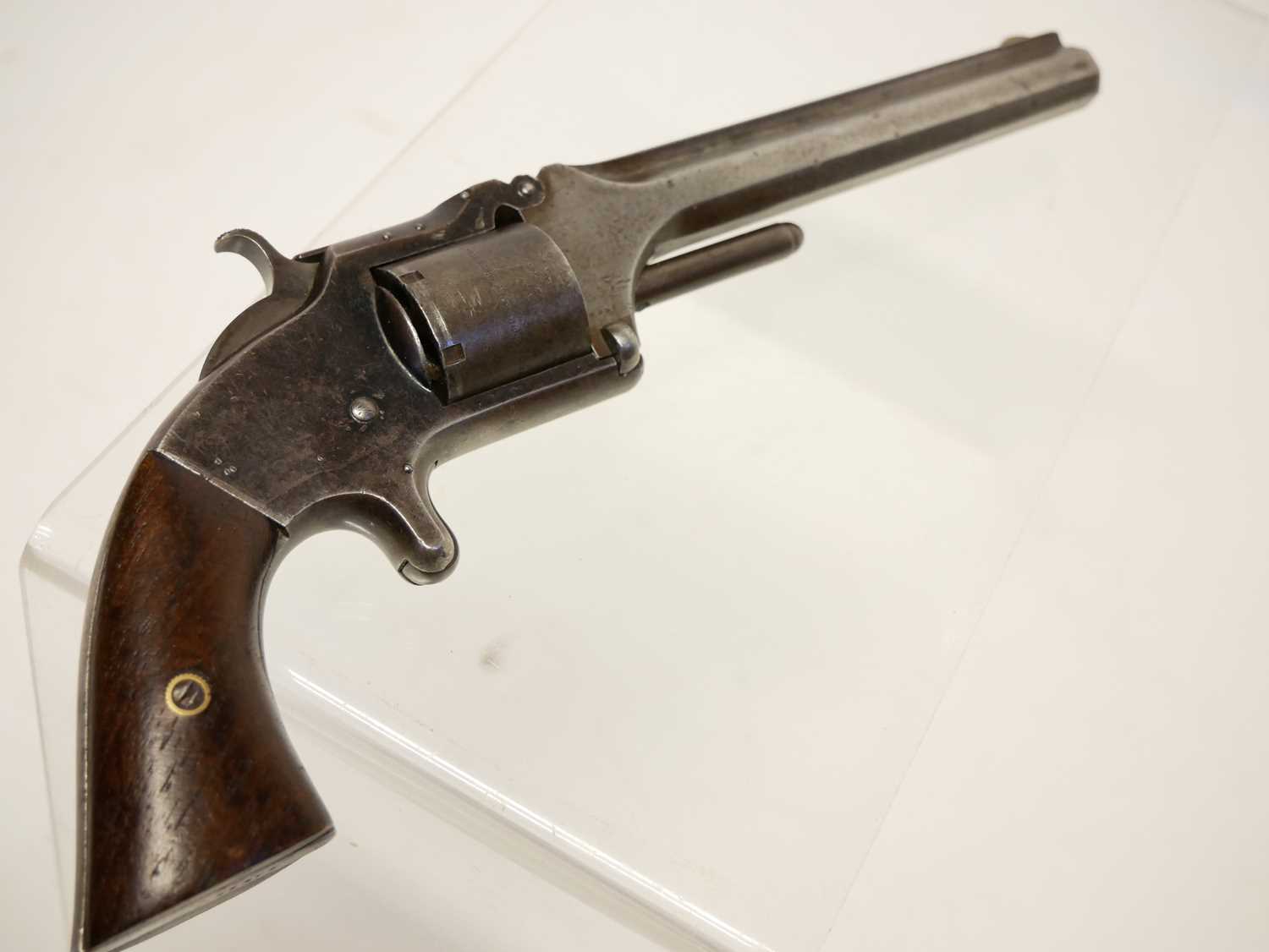 Smith and Wesson .32 rimfire No.2 Army revolver, - Image 2 of 10
