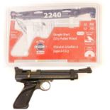 Crossman 2240 .22 CO2 Air Pistol with packaging and one CO2 canister