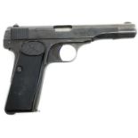 Deactivated FN Browning 1922 semi automatic pistol