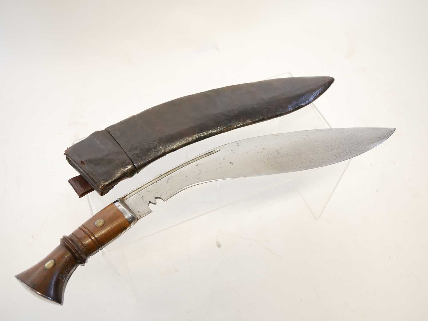 Kukri knife and scabbard - Image 4 of 6