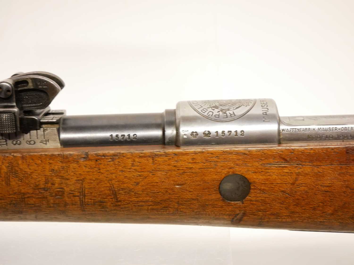 Peruvian Mauser 7.65 rifle MORE IMAGES ADDED LICENCE REQUIRED - Image 13 of 17