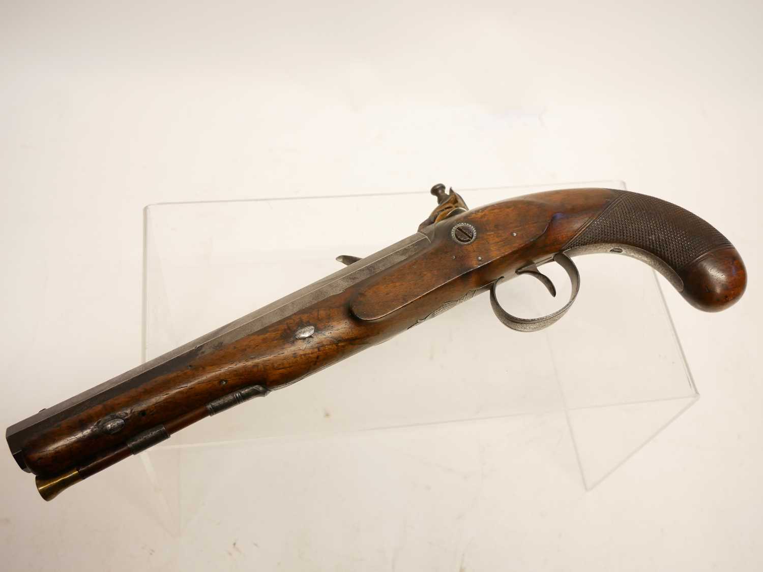 Flintlock officer's pistol - Image 9 of 13