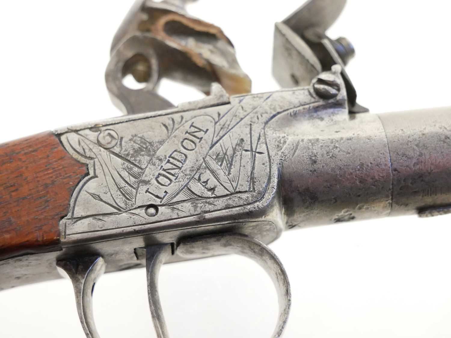 Flintlock pocket pistol - Image 4 of 7