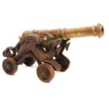 Victorian bronze signal cannon