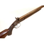 Abbey percussion 15 bore side by side shotgun