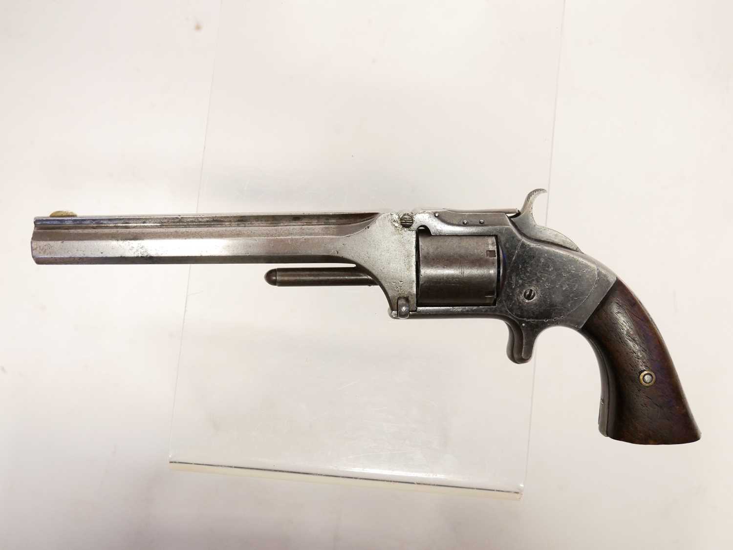 Smith and Wesson .32 rimfire No.2 Army revolver, - Image 5 of 10