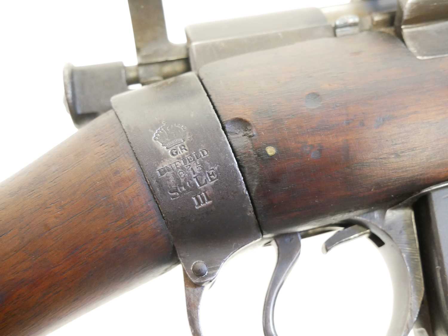 Deactivated Lee Enfield SMLE .303 bolt action rifle - Image 6 of 14