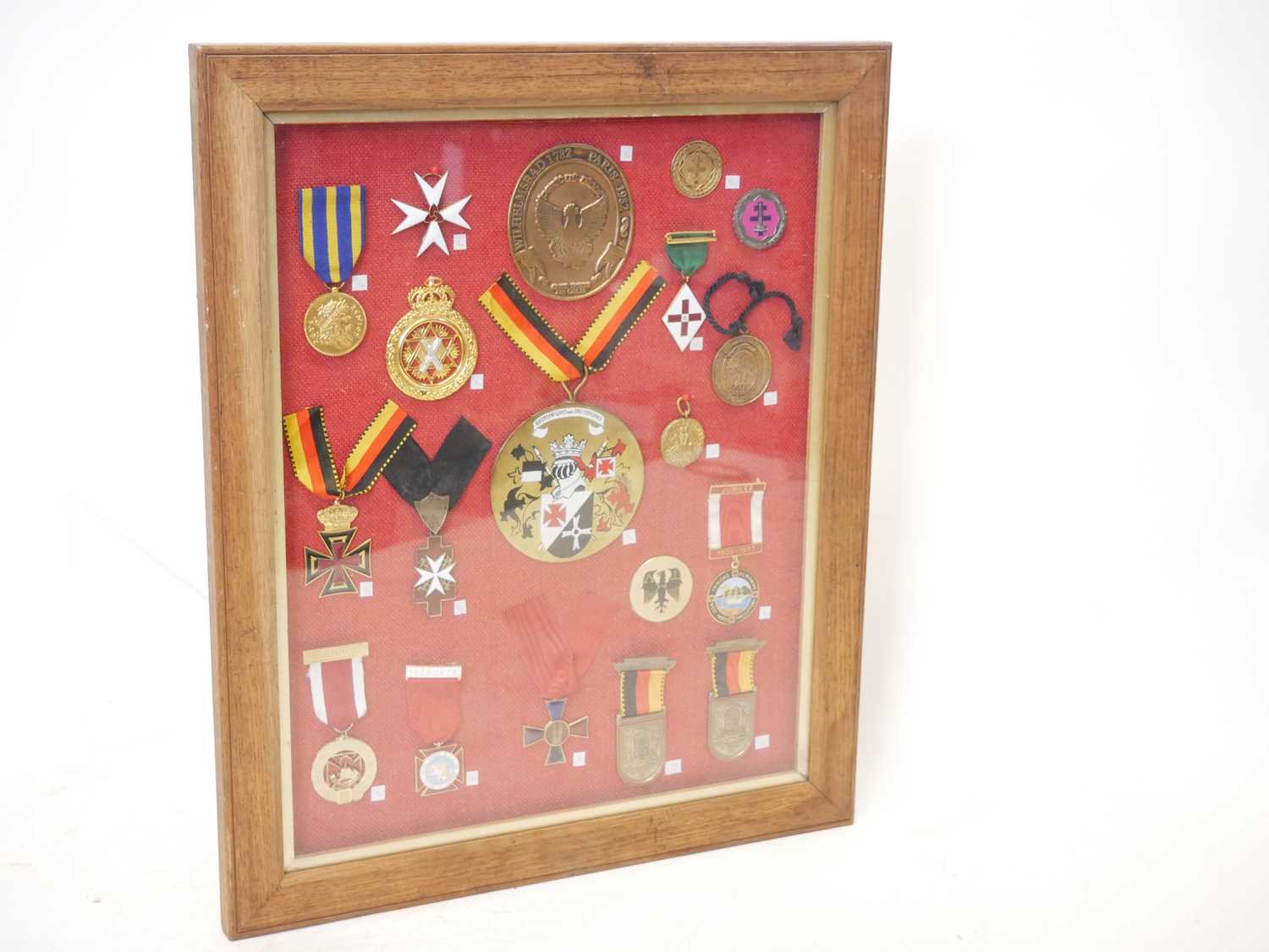 Framed photograph & WWI medals awarded to H.H. Liddell-Granger - Image 6 of 9