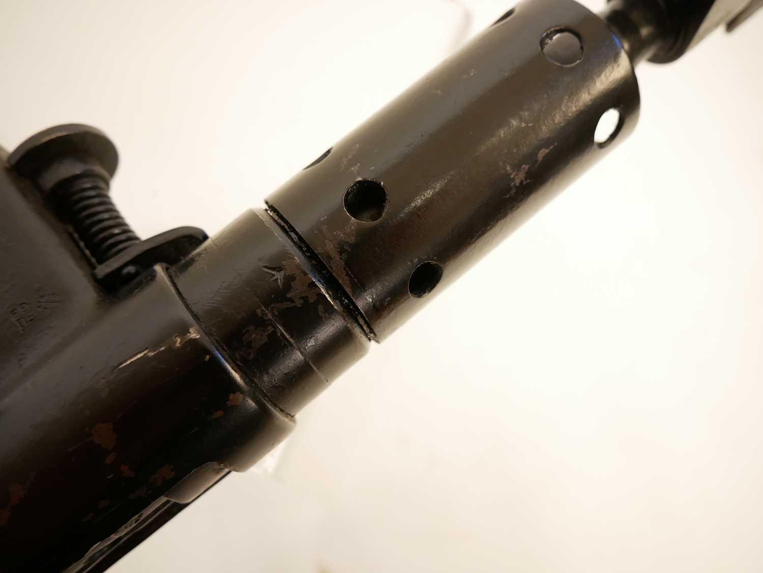 Deactivated Sten Mk V 9mm sub machine gun and bayonet - Image 5 of 13