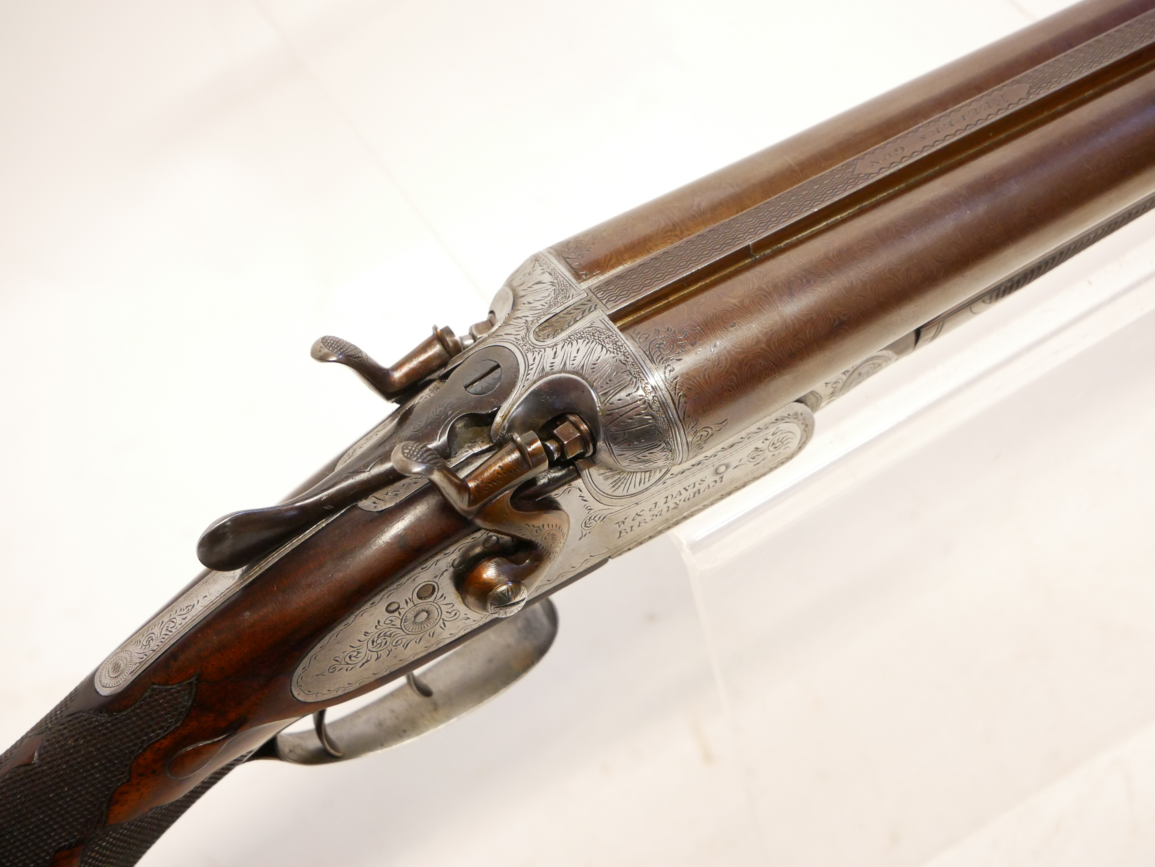 W.J. Davis Birmingham 12 bore hammer gun, LICENCE REQUIRED - Image 5 of 15
