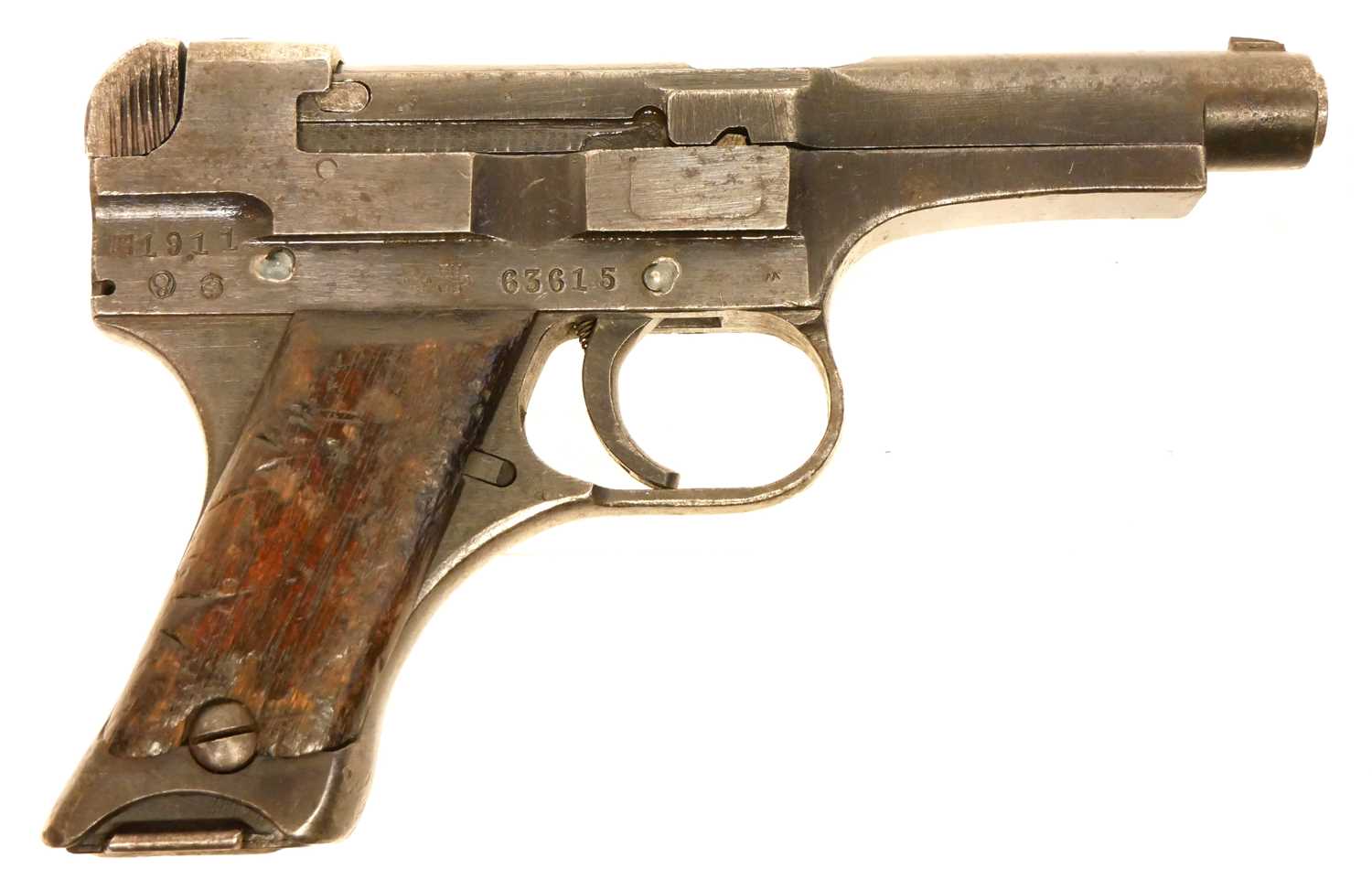 Deactivated Nambu 8mm semi automatic pistol 63615