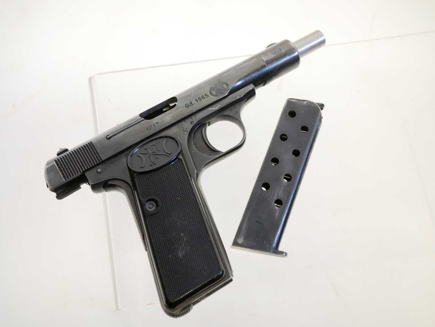 Deactivated FN Browning 1922 semi automatic pistol - Image 7 of 7