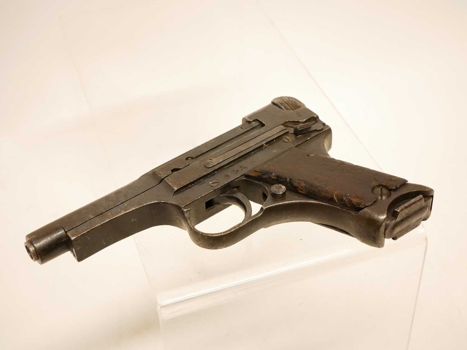 Deactivated Nambu 8mm semi automatic pistol 63615 - Image 4 of 10