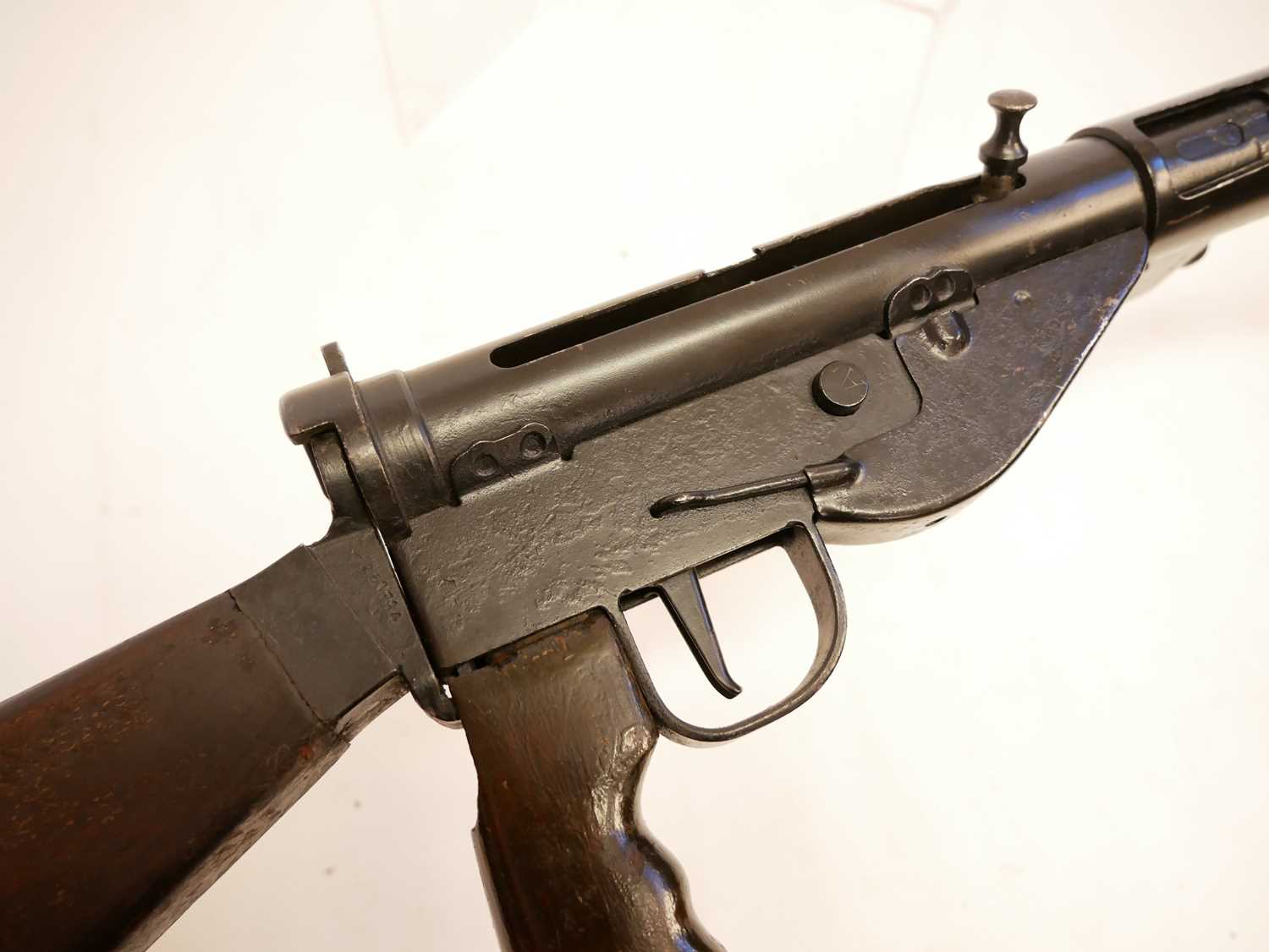 Deactivated Sten Mk V 9mm sub machine gun and bayonet - Image 6 of 13