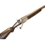 Watson Brothers 4 bore single barrel shotgun