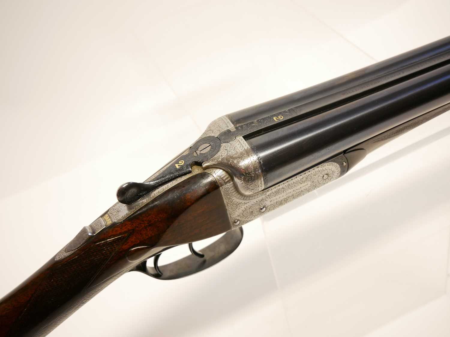 William Evans 12 bore side by side shotgun LICENCE REQUIRED - Image 4 of 14